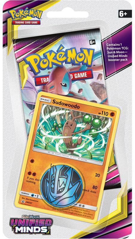 Unified Minds Single Pack Blister [Sudowoodo] Pokemon card from SM - Unified Minds