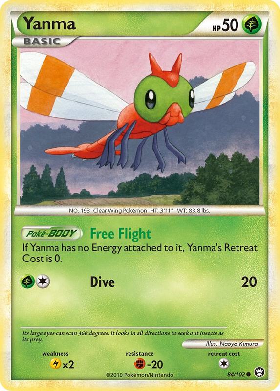 Yanma Pokemon card from Triumphant