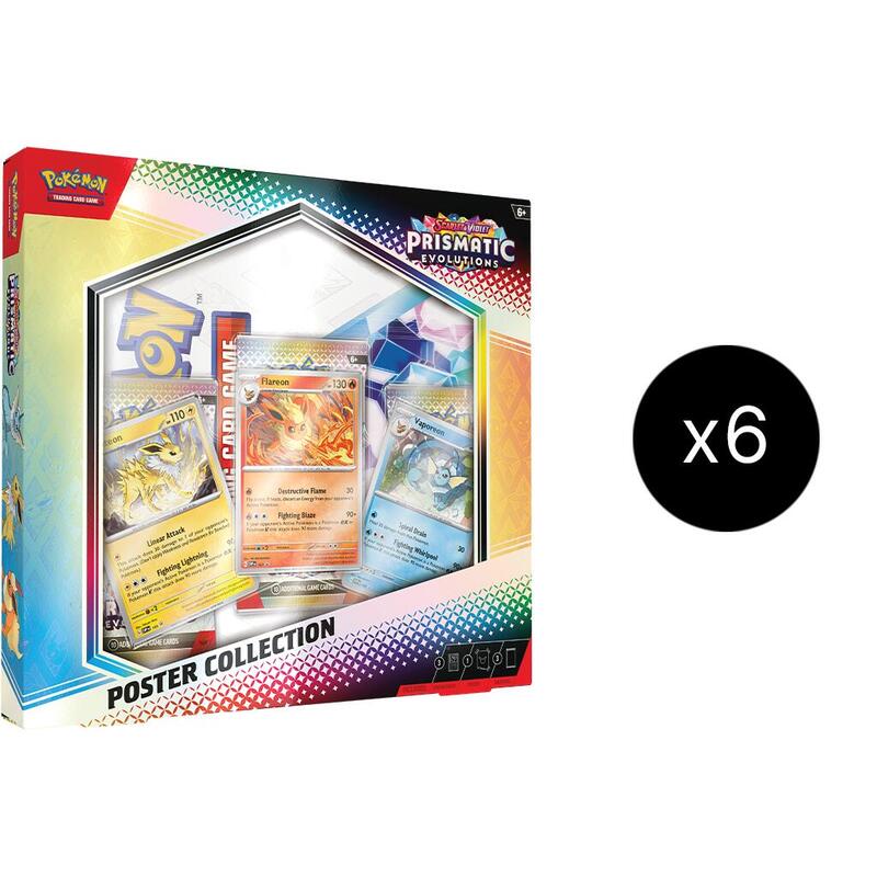Prismatic Evolutions Poster Collection Case Pokemon card from SV: Prismatic Evolutions