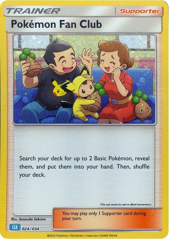 Pokemon Fan Club (CLB) Pokemon card from Trading Card Game Classic