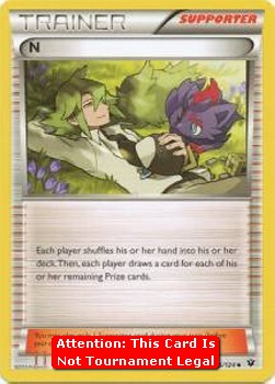 N Pokemon card from Fates Collide