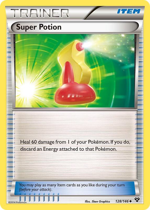Super Potion Pokemon card from XY Base Set