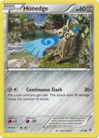 Honedge Pokemon card from Kalos Starter Set