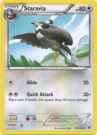 Staravia Pokemon card from XY - BREAKthrough