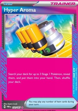 Hyper Aroma Pokemon card from Twilight Masquerade