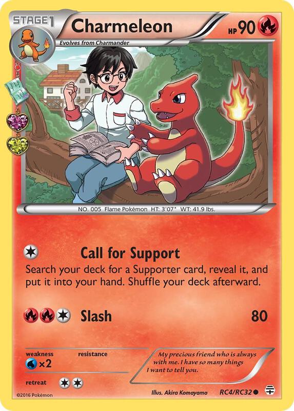 Charmeleon Pokemon card from Generations: Radiant Collection