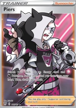 Piers Pokemon card from Darkness Ablaze