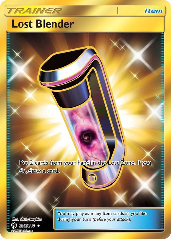 Lost Blender (Secret) Pokemon card from SM - Lost Thunder