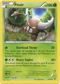 Pinsir Pokemon card from XY - BREAKthrough
