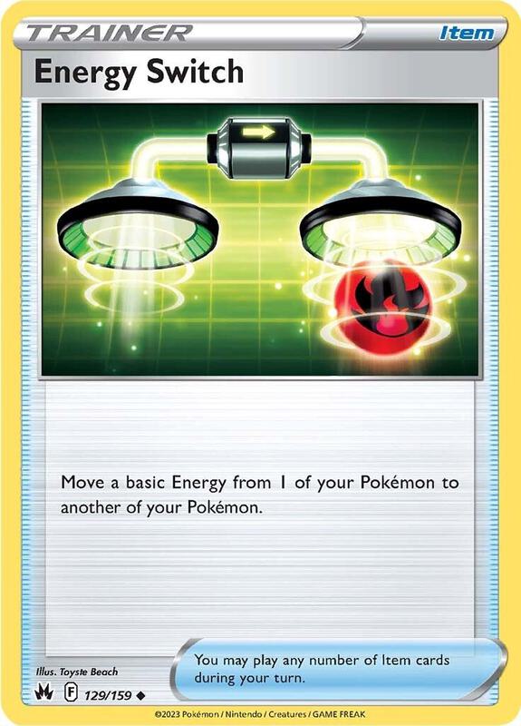 Energy Switch Pokemon card from Crown Zenith