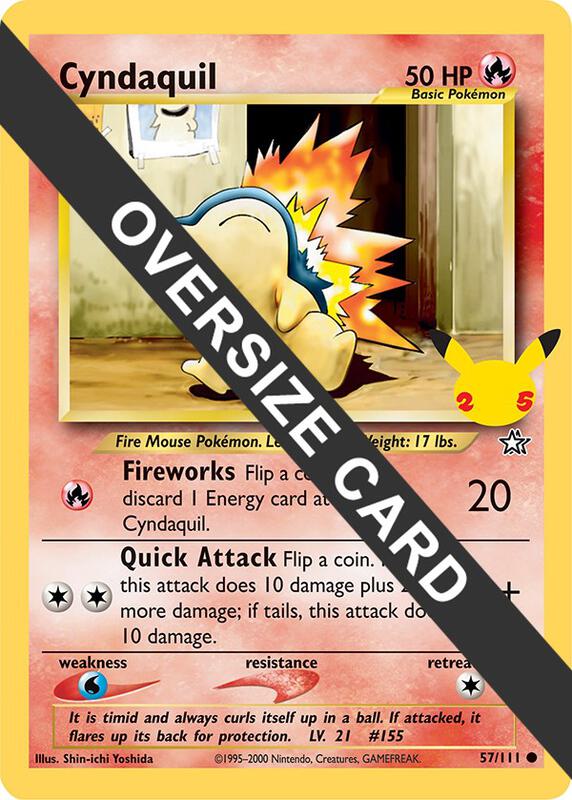 Cyndaquil Pokemon card from First Partner Pack