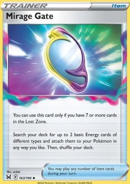 Mirage Gate Pokemon card from Lost Origin