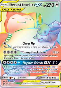 Eevee & Snorlax GX