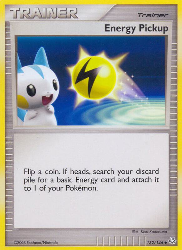 Energy Pickup Pokemon card from Legends Awakened