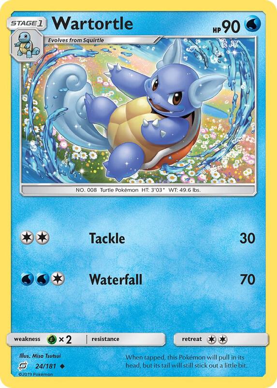 Wartortle Pokemon card from SM - Team Up