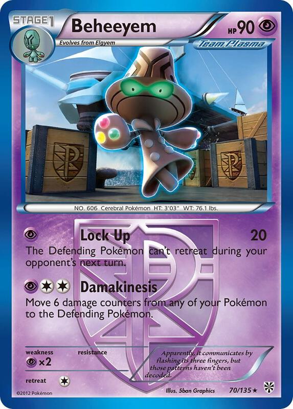 Beheeyem (Team Plasma) Pokemon card from Plasma Storm