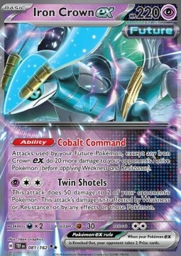 Iron Crown ex Pokemon card from Temporal Forces