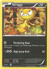 Scraggy - BW25 (Cosmos Holo) Pokemon card from Black and White Promos