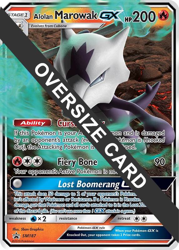 Alolan Marowak GX - SM187 Pokemon card from Jumbo Cards
