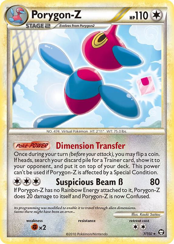 Porygon-Z Pokemon card from Triumphant