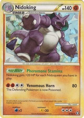 Nidoking Pokemon card from Deck Exclusives