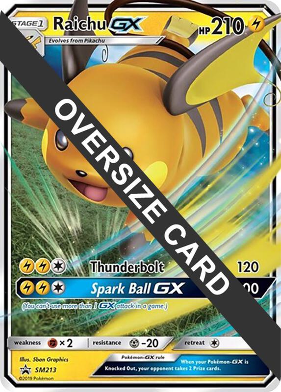 Raichu GX - SM213 Pokemon card from Jumbo Cards