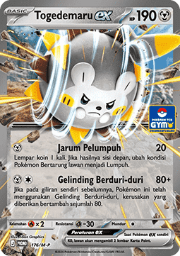 Togedemaru ex (M-P/ID 176) M-P Indonesian Promos ID