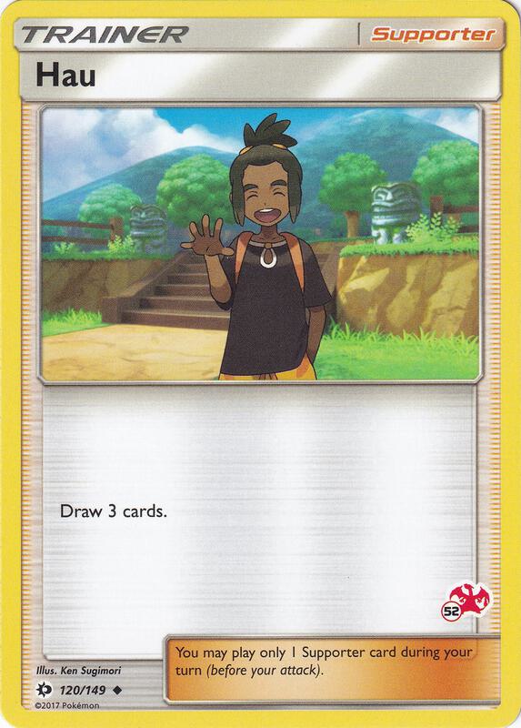 Hau Pokemon card from Battle Academy
