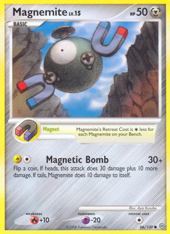 Magnemite (66) Pokemon card from Stormfront