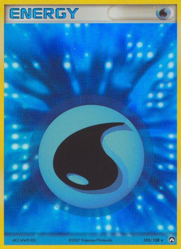 Water Energy Pokemon card from Power Keepers
