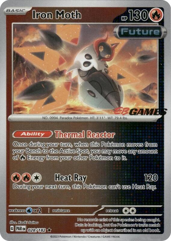 Iron Moth Pokemon card from TCG: Tempest