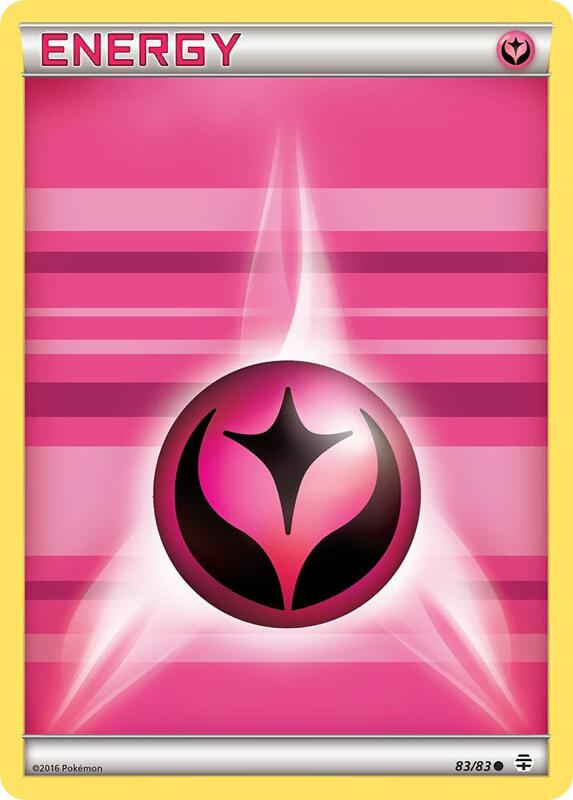 Fairy Energy Pokemon card from Generations