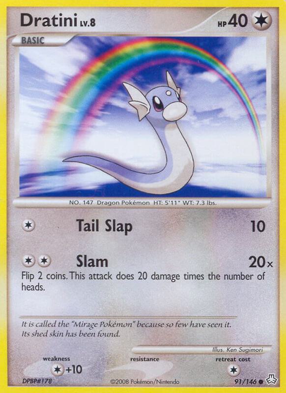 Dratini Pokemon card from Legends Awakened