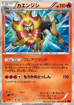 Pyroar Pokemon card from Phantom Gate