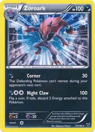 Zoroark Pokemon card from Blister Exclusives