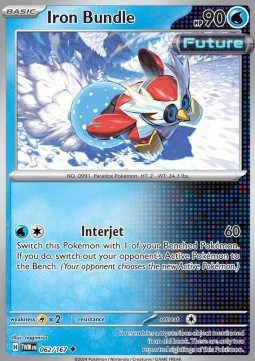 Iron Bundle Pokemon card from Twilight Masquerade