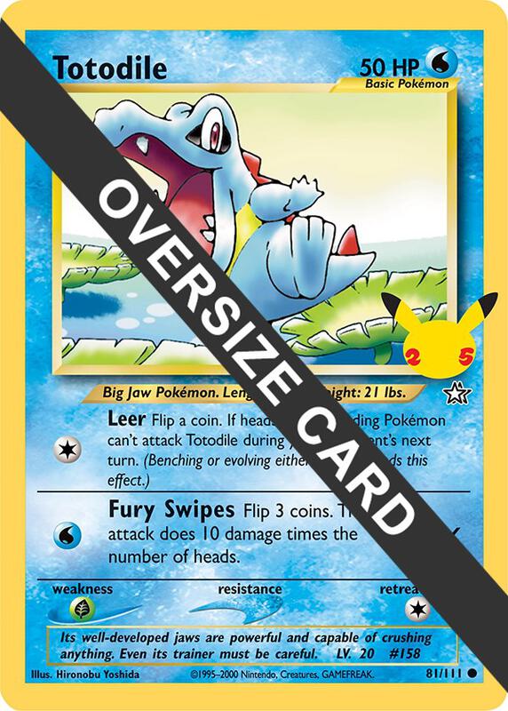 Totodile Pokemon card from First Partner Pack