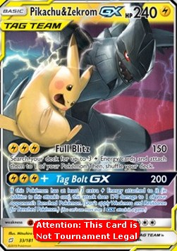 Pikachu & Zekrom GX