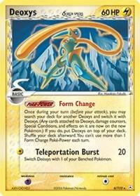 Deoxys (Delta Species - Speed Forme) Pokemon card from Holon Phantoms