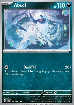 Absol Pokemon card from Shrouded Fable