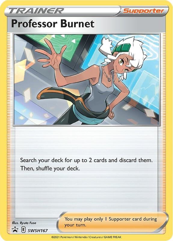Professor Burnet - SWSH167 Pokemon card from SWSH: Sword & Shield Promo Cards