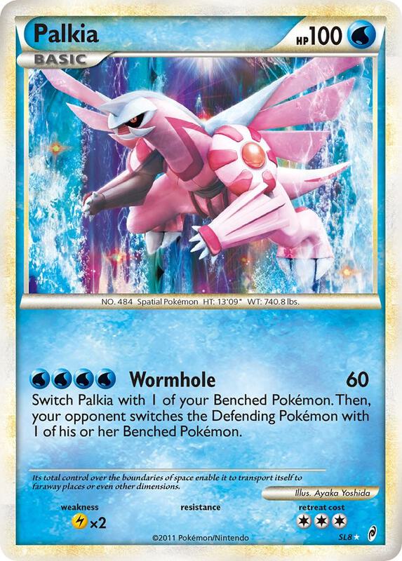 Palkia (Shiny) Pokemon card from Call of Legends