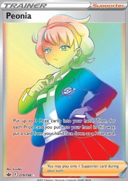 Peonia Pokemon card from Chilling Reign