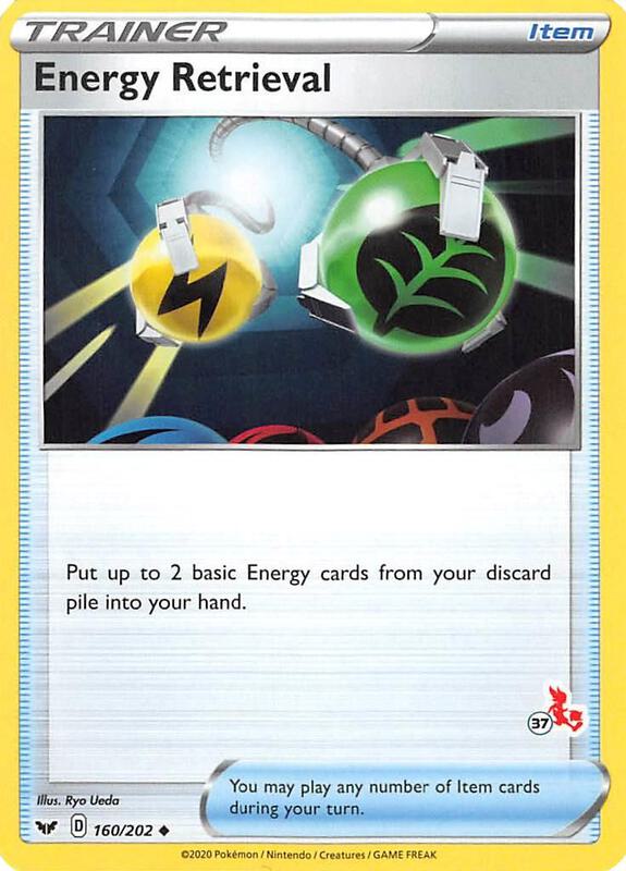 Energy Retrieval Pokemon card from Battle Academy 2022