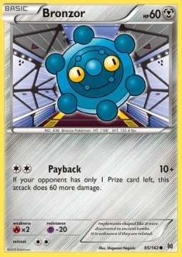 Bronzor Pokemon card from BREAKthrough