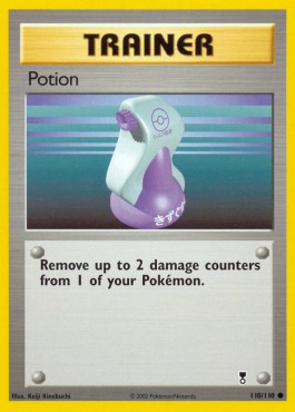 Potion Pokemon card from Legendary Collection