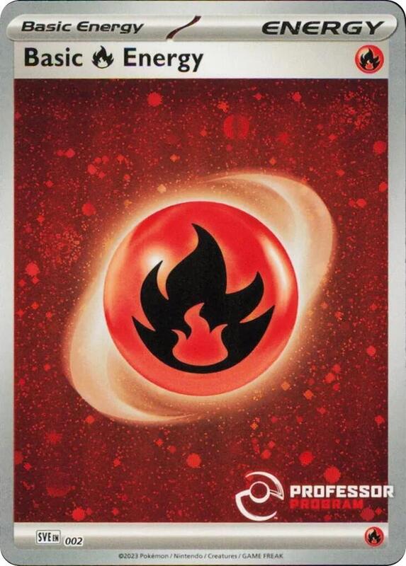 Fire Energy (2023) Pokemon card from Professor Program Promos