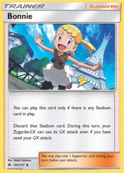 Bonnie Pokemon card from Forbidden Light