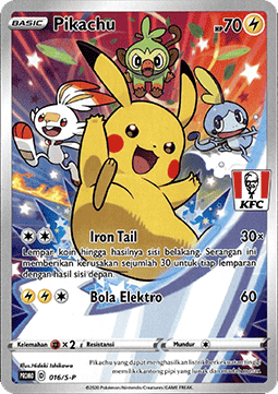 Pikachu (SV-P/ID 016) Scarlet & Violet Indonesian Promos