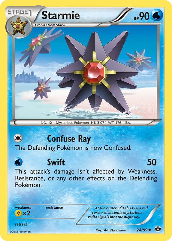 Starmie Pokemon card from Next Destinies